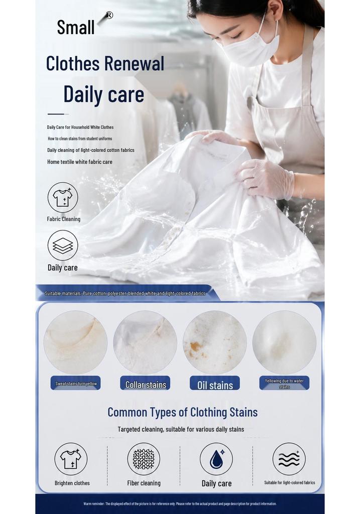 Yellow Stain Remover for Clothes, Bed Sheets, and Pillowcases