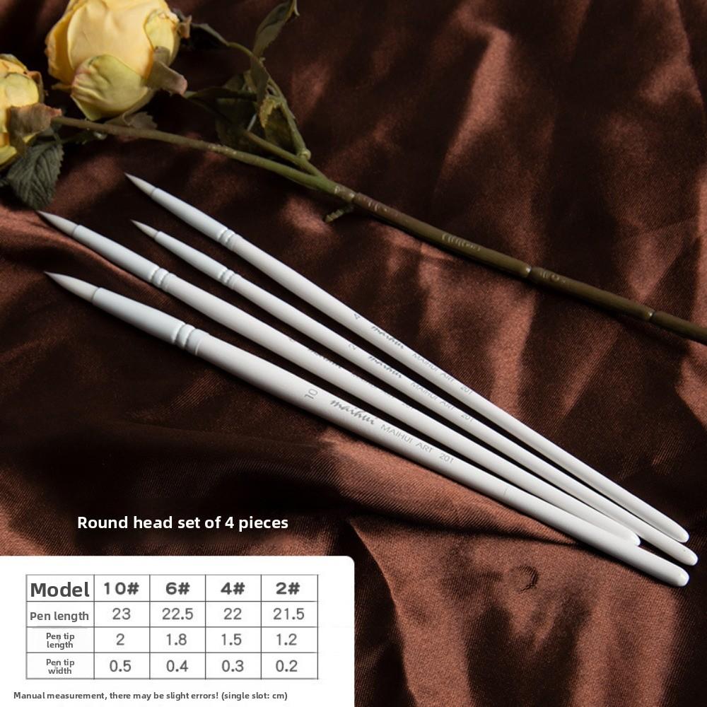 4/6 Pcs Nylon Hand Drawn Watercolor Soft Hair Painting Material New Watercolor Brush  Gift