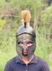 Steel Corinthian Helmet: Greek Spartan Costume Display