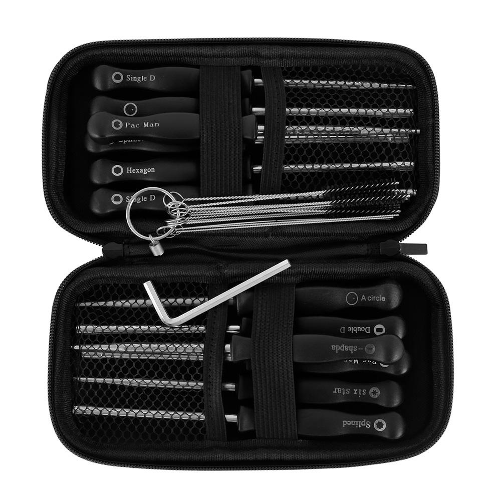 

25Pcs Carburetor Screwdriver Adjustment Cleaning Brush Tool Set Kit for 2-Cycle Small Engine Trimmer Weedeater Chainsaw