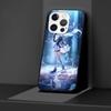 Genshin Impact Furina Case for Apple iPhone 14 11 7 SE 2020 8 X XS 13 12 Mini XR 15 Pro Max Silicone Black Soft Phone Cover