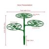 2024 Ladder Rack Plant Support Stand Garden Bonsai Plant Cage Frame Stackable Plastic Climbing Frame