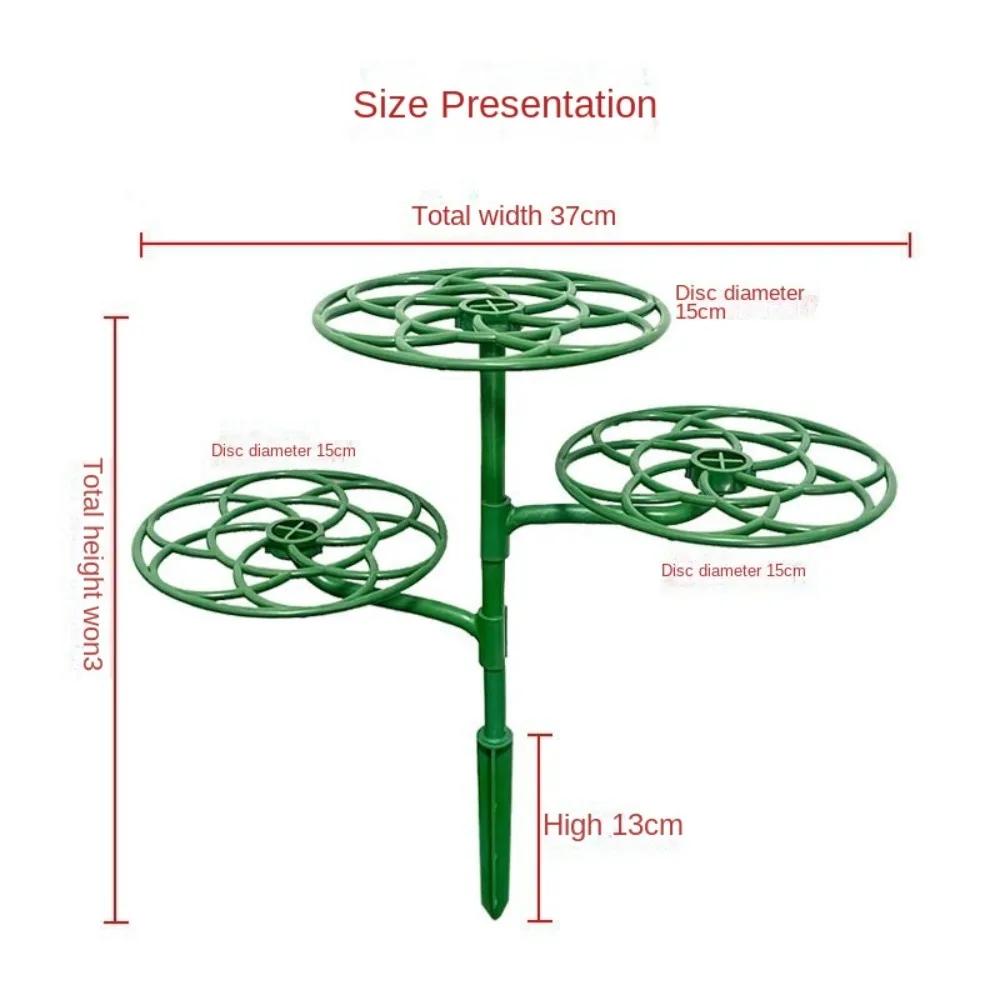 2024 Ladder Rack Plant Support Stand Garden Bonsai Plant Cage Frame Stackable Plastic Climbing Frame
