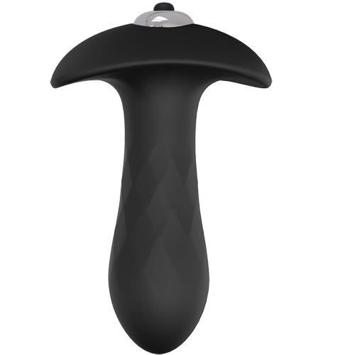 Plug anal - DREAM TOYS - Diamant - Vibrant - Noir - Pour adulte