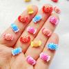 30Pcs New Mixed Nail Art Resin Colorful Candies Designer Charms Rhinestones DIY Craft For Nail 3D Decorations
