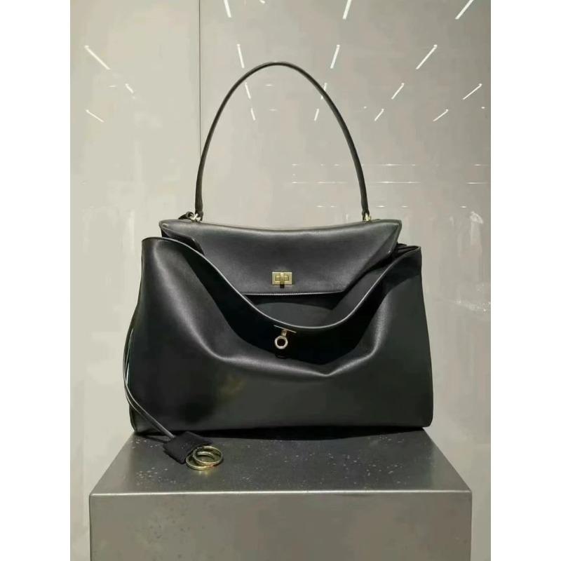 Commuter Versatile Tote Bag+women's Top Layer Leather Armpit Bag Silver Milk Cow Leather Single Shoulder Carrying Crossbody Bag