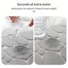50cm Flannel U Shape Bathroom Rug Thick Absorbent Toilet Mat Non Slip Carpet Floor Pad Washable Bath Mat