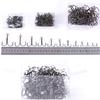 100PCS/box Carp Fishing Treble Hooks 12#-3/0# Optional High Carbon Steel Barbed Hook Set Super Sharp for Lure Accessories Tackle 260319