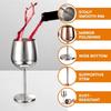 Unbreakable Stainless Steel Goblet Retro Metal Wine Glass Gift Tall Glass  Drinking Cup