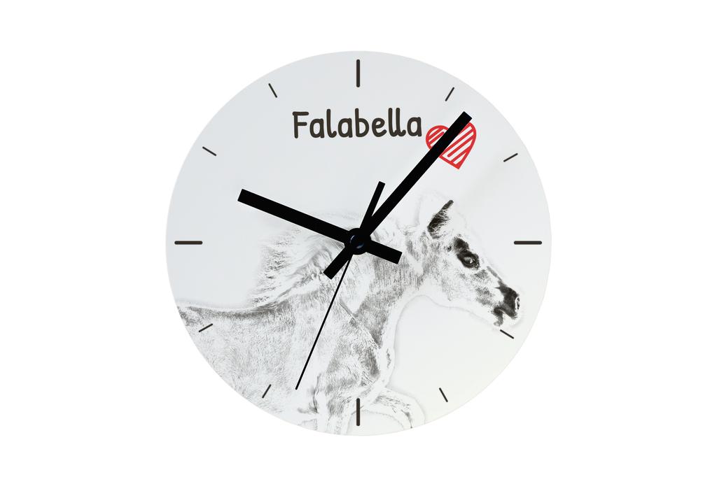Falabella – Wall clock with a horse, shelf clock with a print | Art-Dog