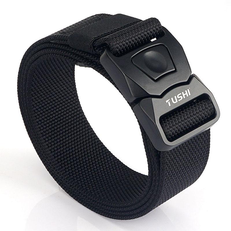 New Quick Release Button Nylon Belt Men's CS Combat Belt Outdoor Sports Multifunctional Tooling Belt