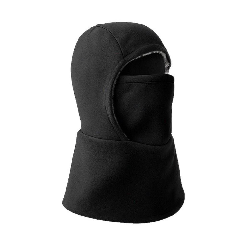 Fleece Warm Hat Mask Cold-proof Ski Windproof Cap Winter Warm Hat Balaclava Cycling Cap  Women Men