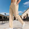 Men's Solid Color Large-Sized Form-Fitting Business Casual Pants Simple Design for Professional And Everyday Wear