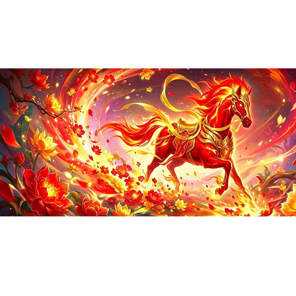 Dragon Phoenix Leopard and Horse Picture DIY Diamond Painting Cross Stitch Full Drills Diamond Mosaic New Collection Home Decor