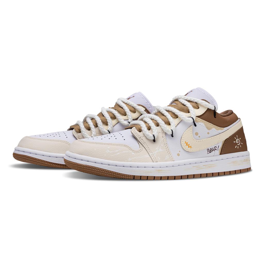Jordan Air Jordan 1 Mel Cheese Slip Resistant Abrasion Resistant Slip Resistant Abrasion Resistant Low Top DC0774-202(Team864-)