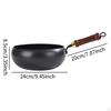 Cooking Pot Iron Wok with Wooden Lid for Home And Camping