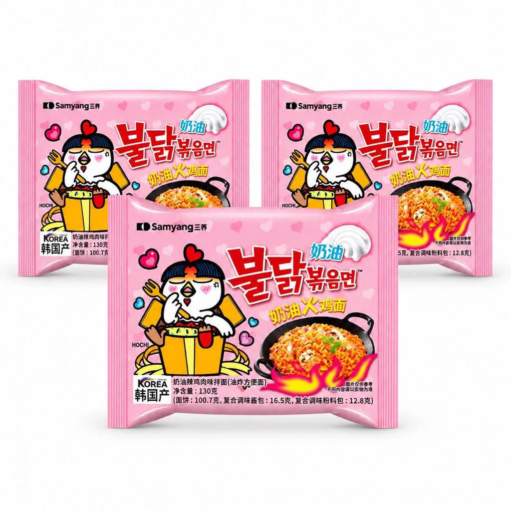 Samyang Fideos Buldak Sabor Crema Fideos Salteados 650g