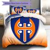 Tappara Pattern Bedding Quilt Set Quilt Cover Pillowcase Home Decoration Birthday Gift (1 * duvet cover + 2 * pillowcase, without core)