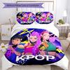 Set di biancheria da letto Kpop Hunter7 da 3 pezzi, set copripiumino include copripiumino e federe, decorazione perfetta per la camera da letto per tutte le stagioni e regalo