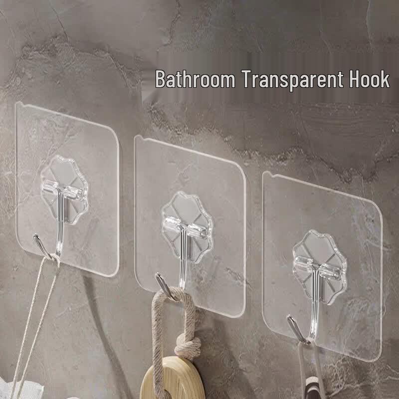 Round Helper Strong Adhesive Transparent Hooks