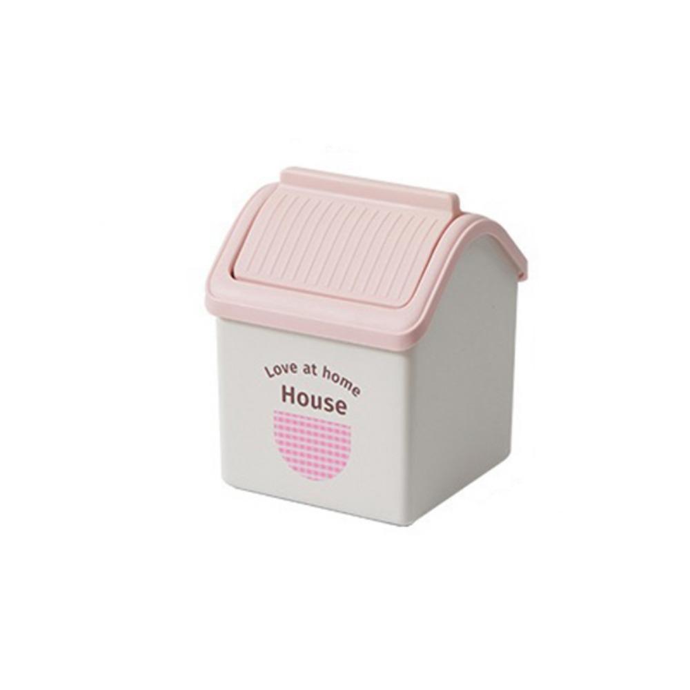 

Pen Stand Pencil Storage Box Stationery Makeup Brush Organizer Sweet House Pen Holder Desktop розовый