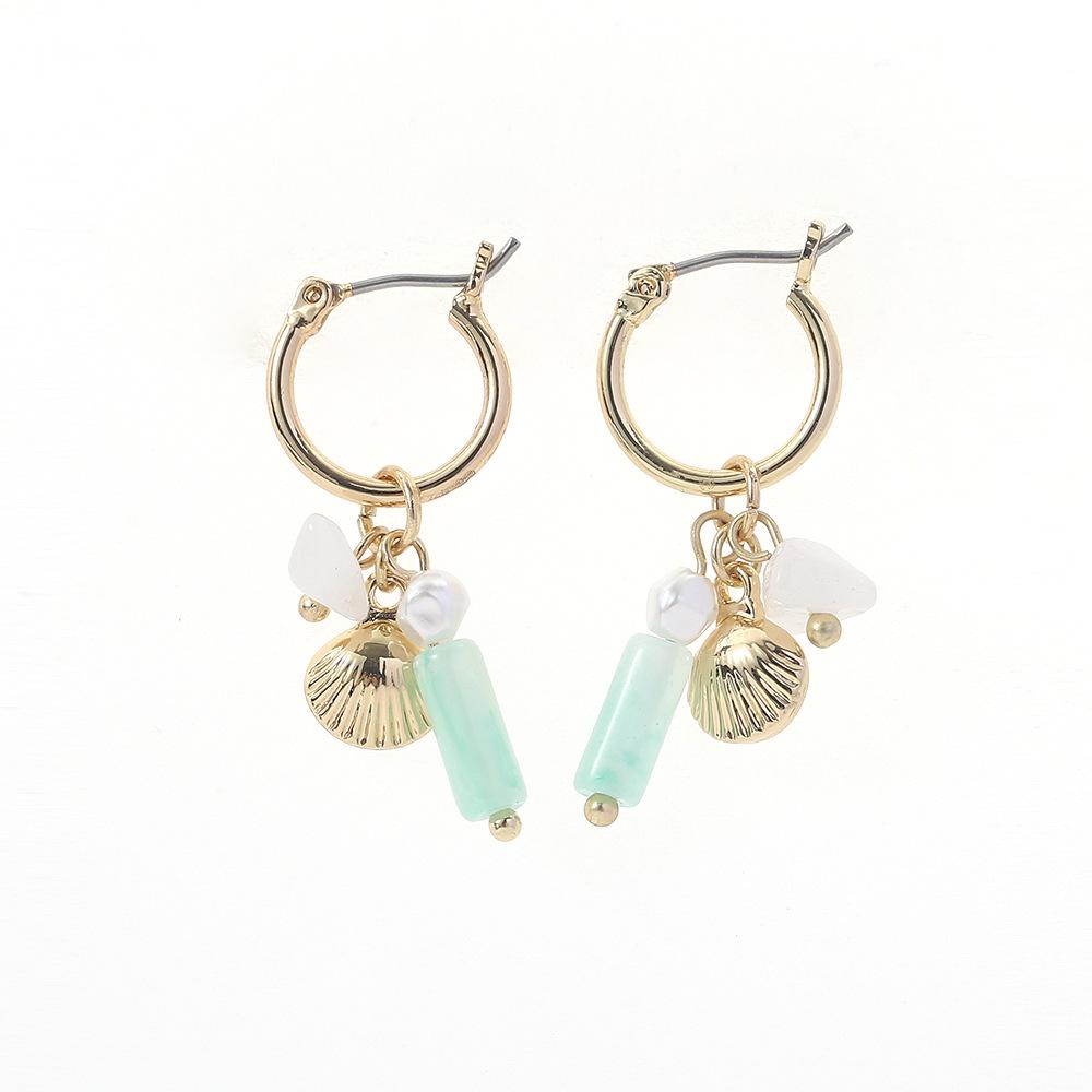 Kenjie Double Layer Beaded Necklace Set - Women's Designer European & American Style