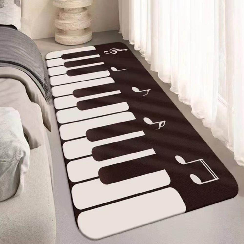 

2 шт. кристально-бархатный ковер для спальни, гостиной, нескользящий, устойчивый к грязи, мягкий ковер для пола у кровати 50*150cm