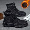 Winter Camouflage Boots for Men Autumn  Platform Desert Boots Outdoor High-top Shoes Men Ankle Boot Buty Robocze Meskie