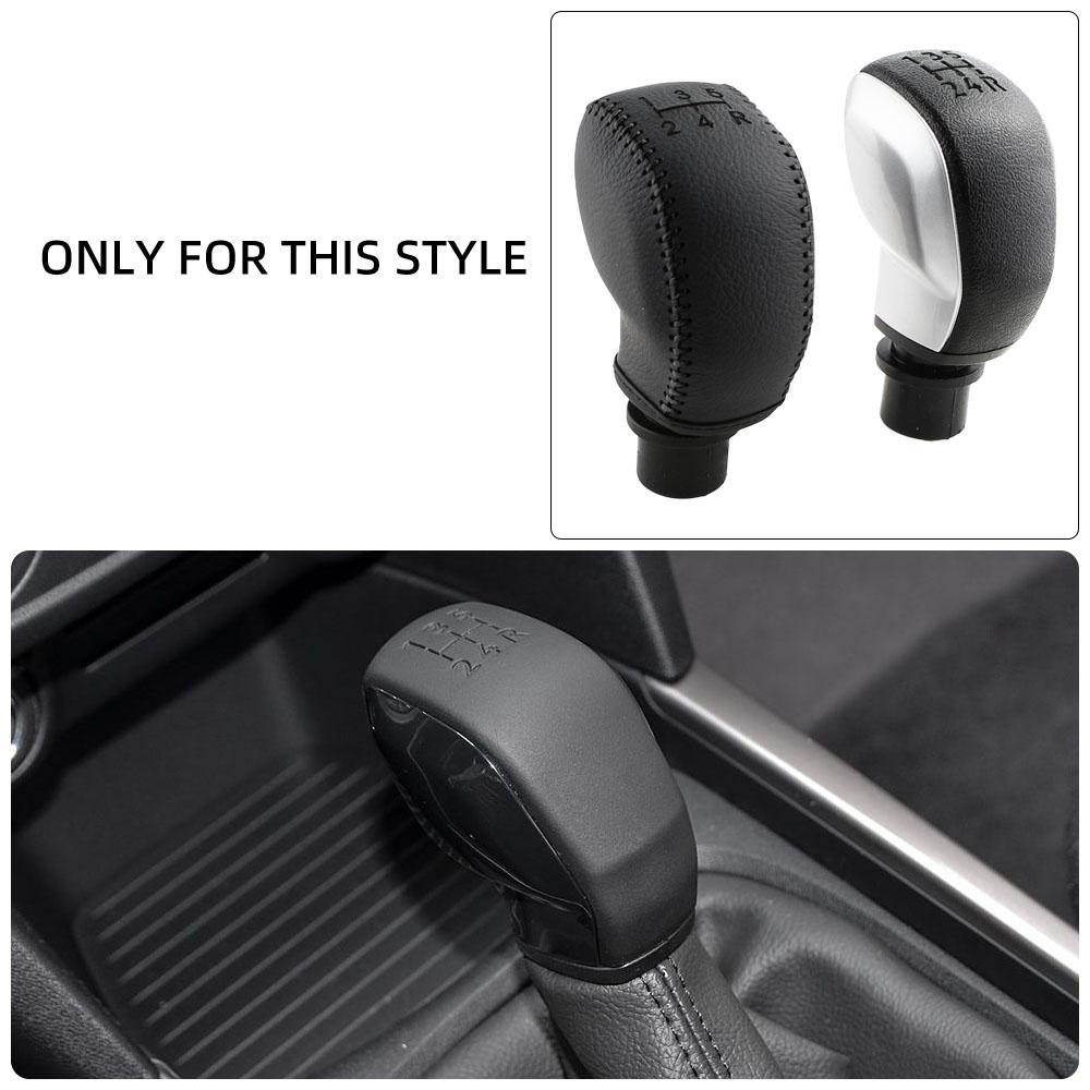 Auto Schalthebelknauf Abdeckung für Peugeot 208 15-24 301 17-24 308 17-24 2008 14-18 Partner 18-24 Rifter 18-21 MT 5 Gang