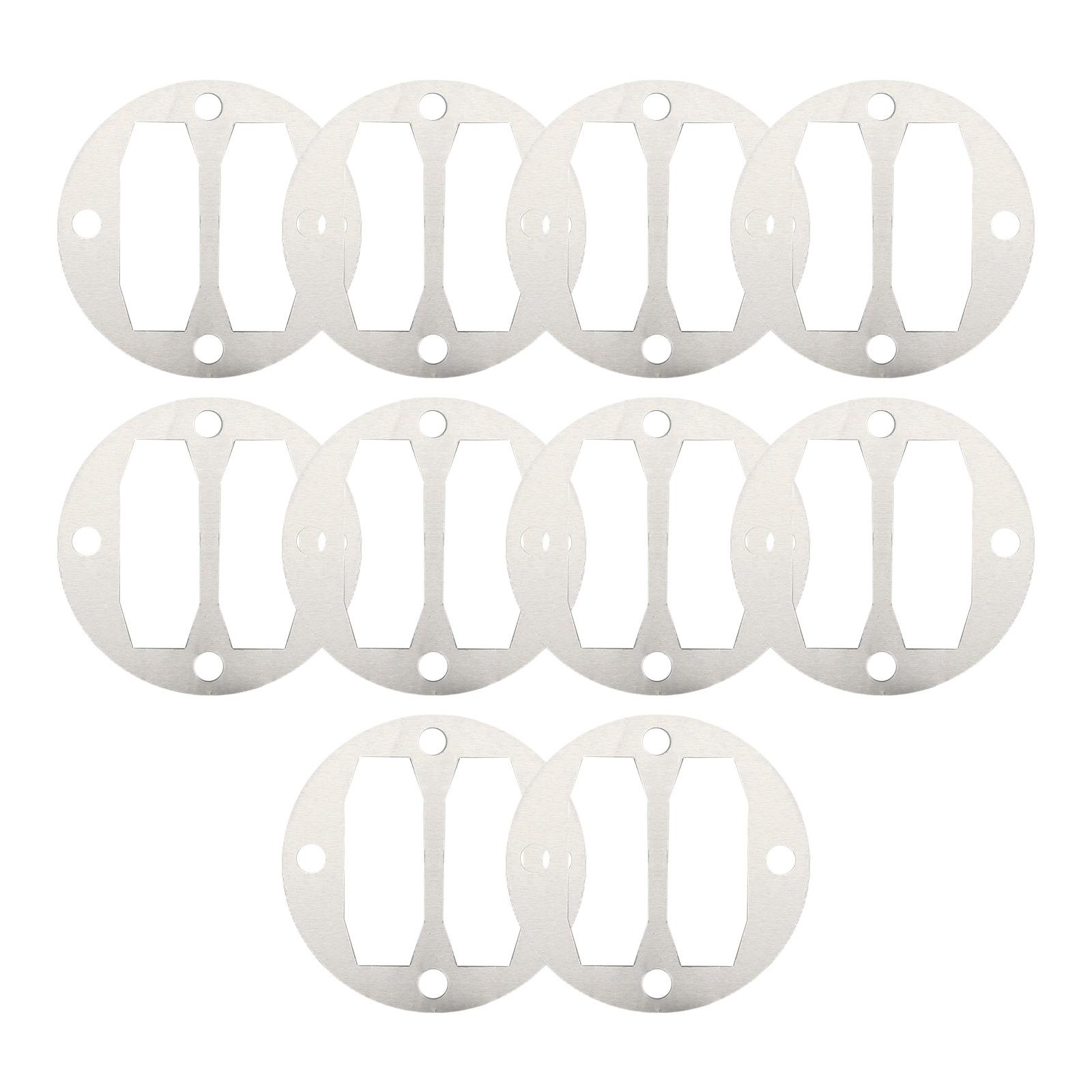 

Aluminum Gaskets Washers for Air Compressor Valve Plates 10 Pcs Set for 47/51/65 Type Cylinder Heads Compatibility