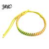 Cavigliere Intrecciate Minimaliste Bracciale da Surfista, Braccialetti Colorati Regolabili Fatti a Mano per Amicizia Donna Boho Polso Uomo Cavo in Poliestere Resistente Polso