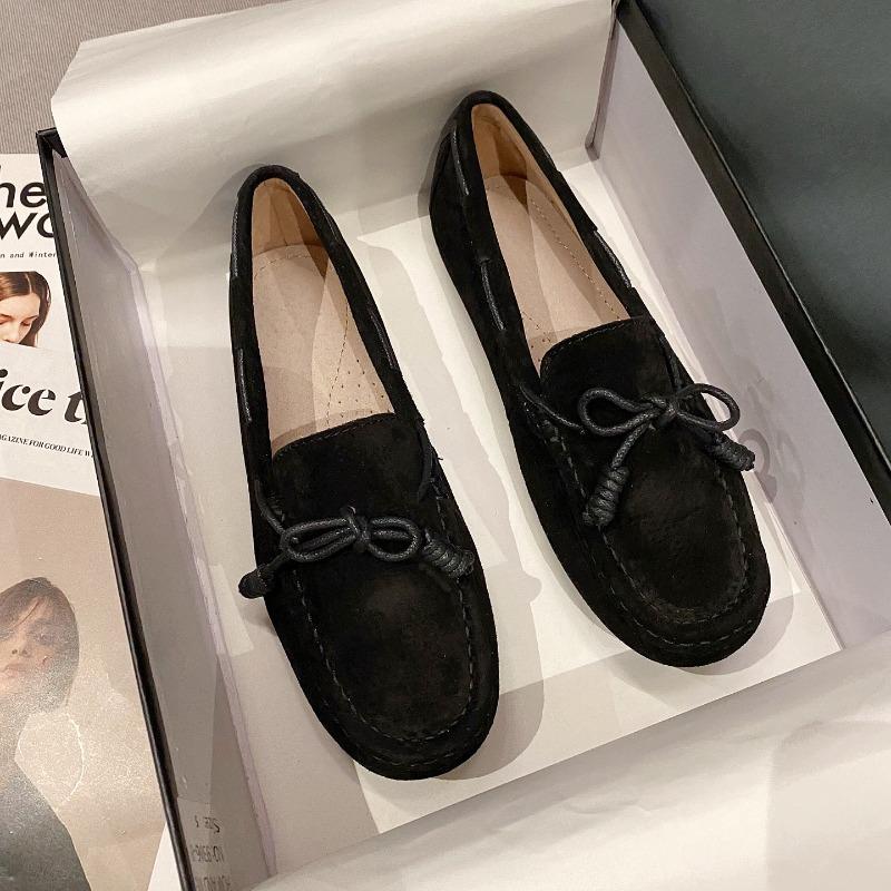 Schuhe Damen Frühling und Herbst neu vielseitig faul Schwangere flach Einzelne Schuhe Ein Pedal Damenschuhe