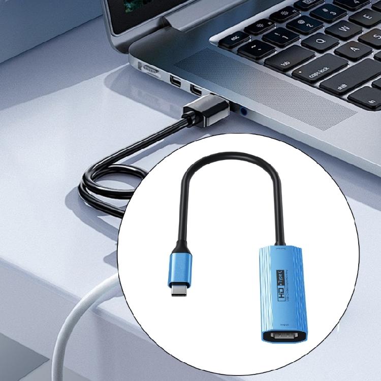 USB 3.0 Type C Capture Card Wide Compatibility 1080P for Effortless Auditory Video Recording and Streaming Widely Used