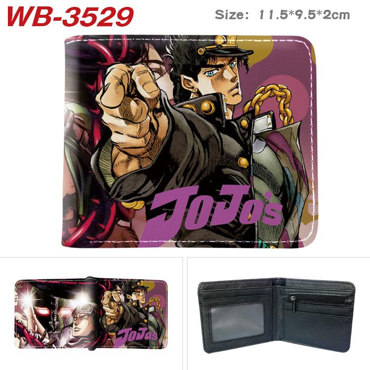 

Кошелек JoJo s Bizarre Adventure Кошелек из искусственной кожи с отделением для карт и карманом для монет 2 fold