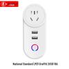 Smart WiFi Socket: USB, US/UK/EU/BR/IL/IT Compatibility