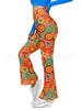 European and American Women's Floral Sexy High-waisted Slim-fitting Sports Flared Pants Women's Slim-fitting Trousers Casual Wholesale