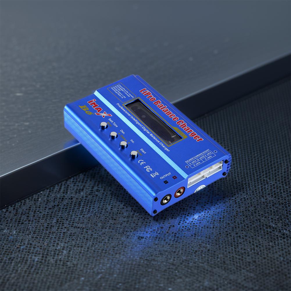 Mini Professional Balance Charger/Discharger for 1S-6S LiPo Lilon Life NiCd NiMh Pb with Adapter Accessories