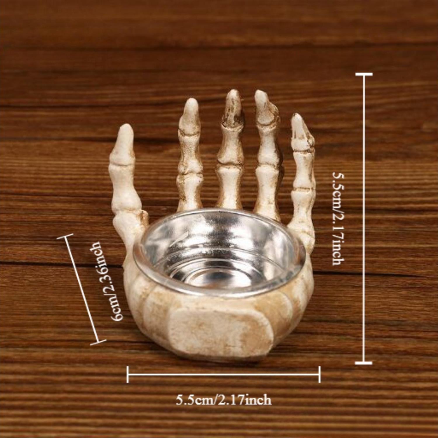 

Halloween Skull Resin Figurine - Spooky Tabletop & Entryway Decor, Perfect Gift for Festival