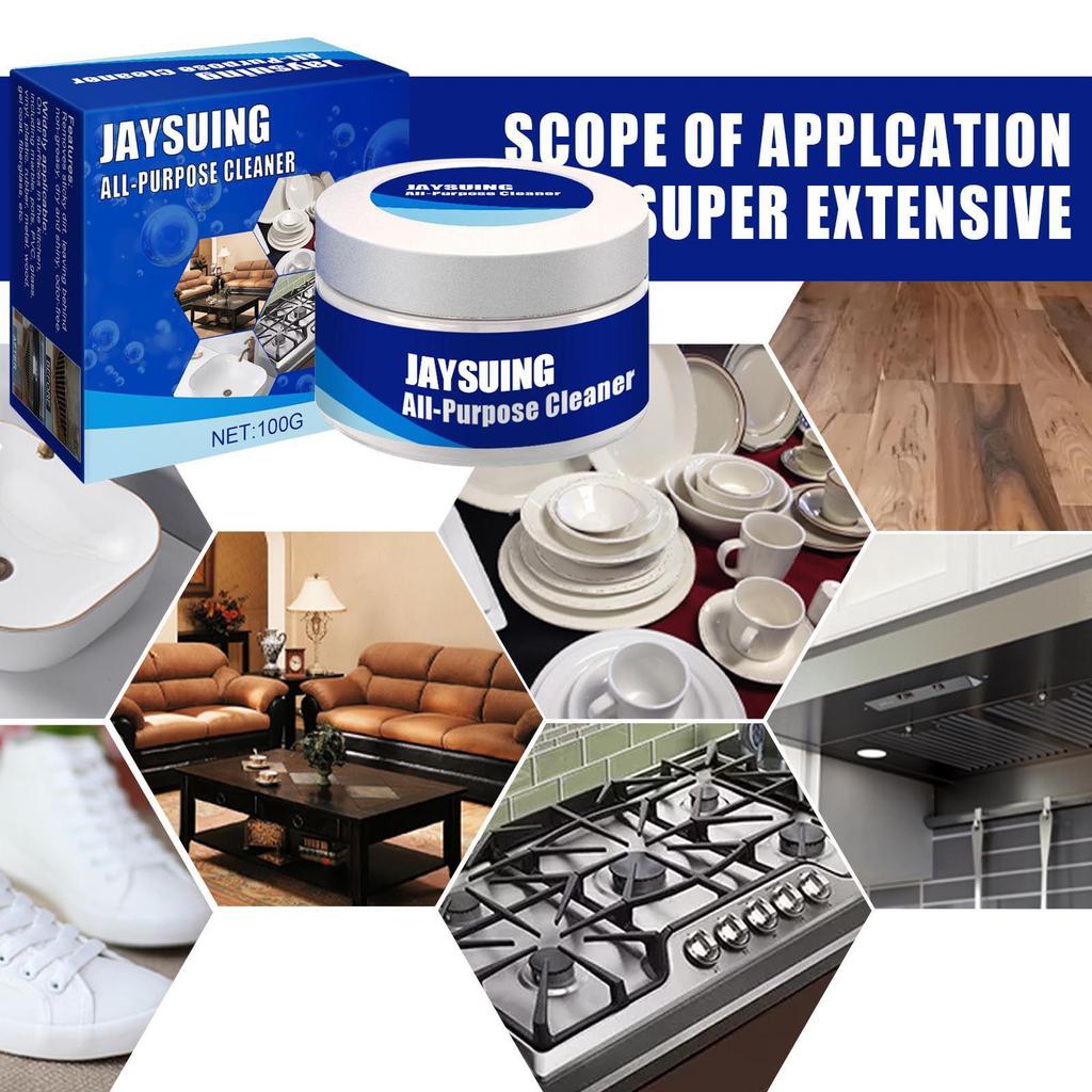 Kitchen Heavy Oil Cleaning Cream Cleaning Pot and Bowl Rust Remover Multipurpose Fabric Wood Floor Cleaning Cream