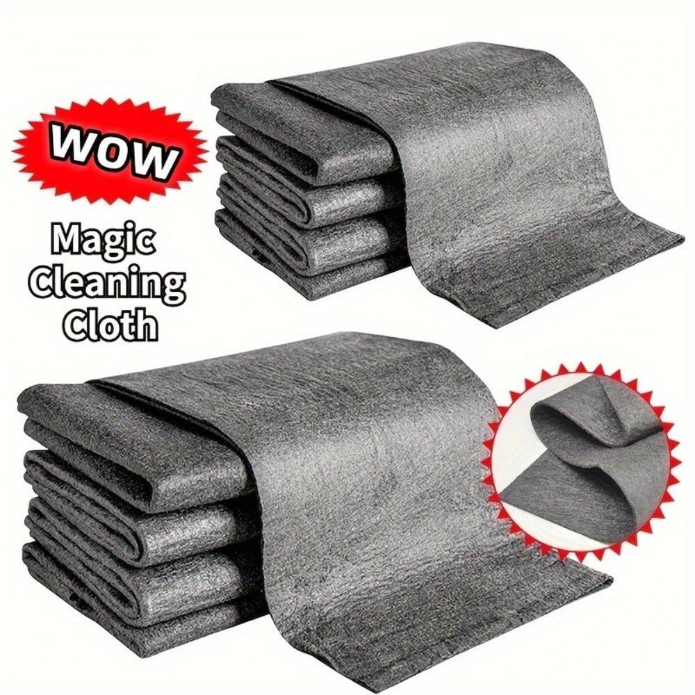 Durable Microfiber Magic Cleaning Cloths - Highly Absorbent and Reusable for Home, Car, Kitchen, and Bathroom