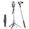 Selfie Stick Kijek Z Uchwytem Do Smartfona Teleskopowy Tripod 1.3m - Czarny