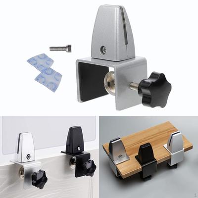 Klip na stolní přepážku Nastavitelný pro panely 0,4-2 cm, Příslušenství, Držák ochranného štítu proti kapénkám,