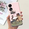 For Oppo A78 4G Case CPH2565 Cute Fashion Cartoon Painted Cover Soft Silicone Phone Case For Oppo A78 A78 OppoA78 5G Matte Coque