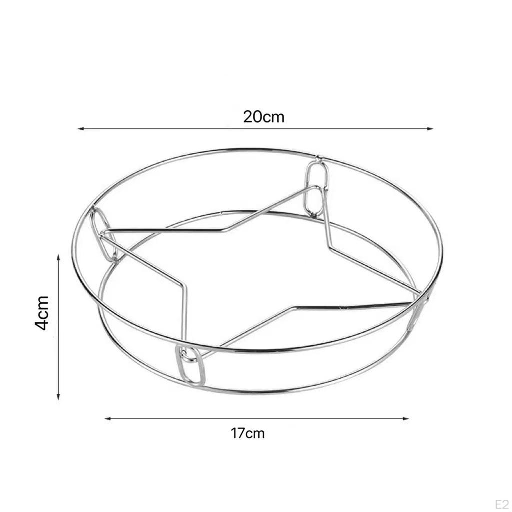 Edelstahl Dampfer Rack Kühlung Anti Skid Multifunktionale Dampfenden Wok Pan Halter für