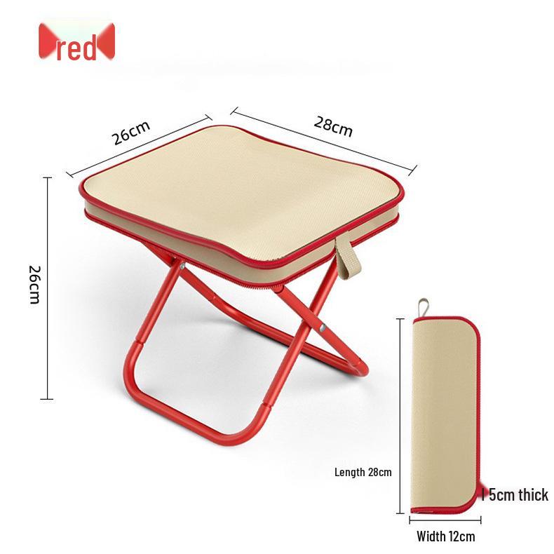 Portable Folding Stool for Outdoor Activities and Storage