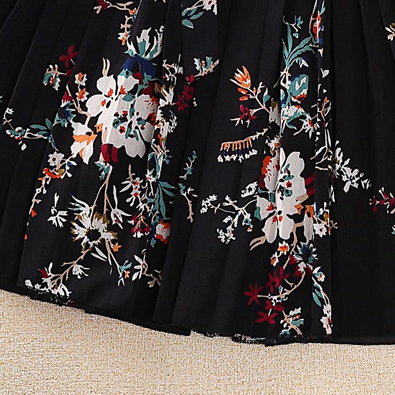 Odzież Dziecięca Wiosna Dzieci Retro Długi Rękaw Księżniczka Koreańska Dziewczynki Jesienna Sukienka