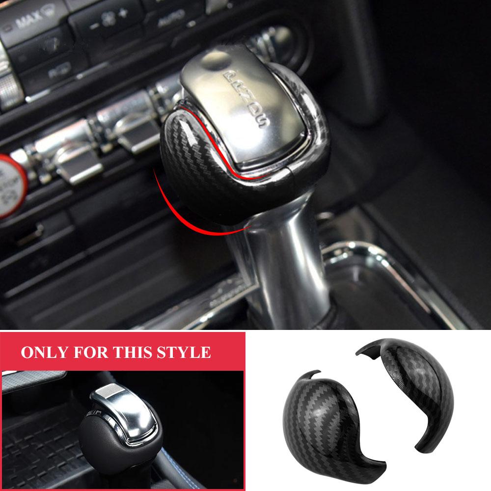 Car Gear Shift Decoration Cover ABS Chrome Sticker for Ford Mustang 2015 2016 2017 2018 2019-2023 AT LHD Interior Accessories