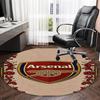 1 st A-Arsenal Matta, Rund Matta, Bekväm, Lämplig för Entréer, Vardagsrum, Kontor och Sovrum, Juldekoration