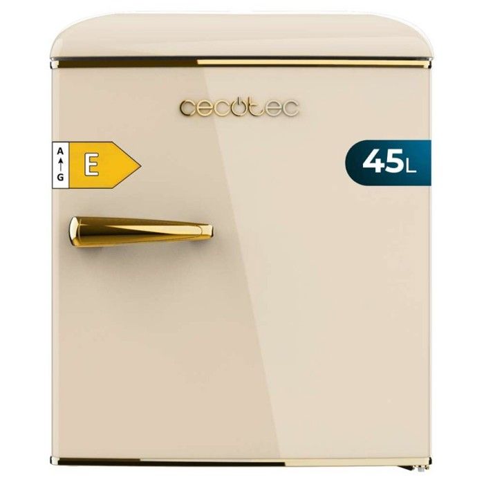 Mini Fridge - CECOTEC - Bolero CoolMarket TT Origin 45 - 45L - Energy Class E - Retro Finish