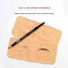 Beginner Microblading Silicone Practice Block for 3D Eyebrow & Eyelid Tattoo Training